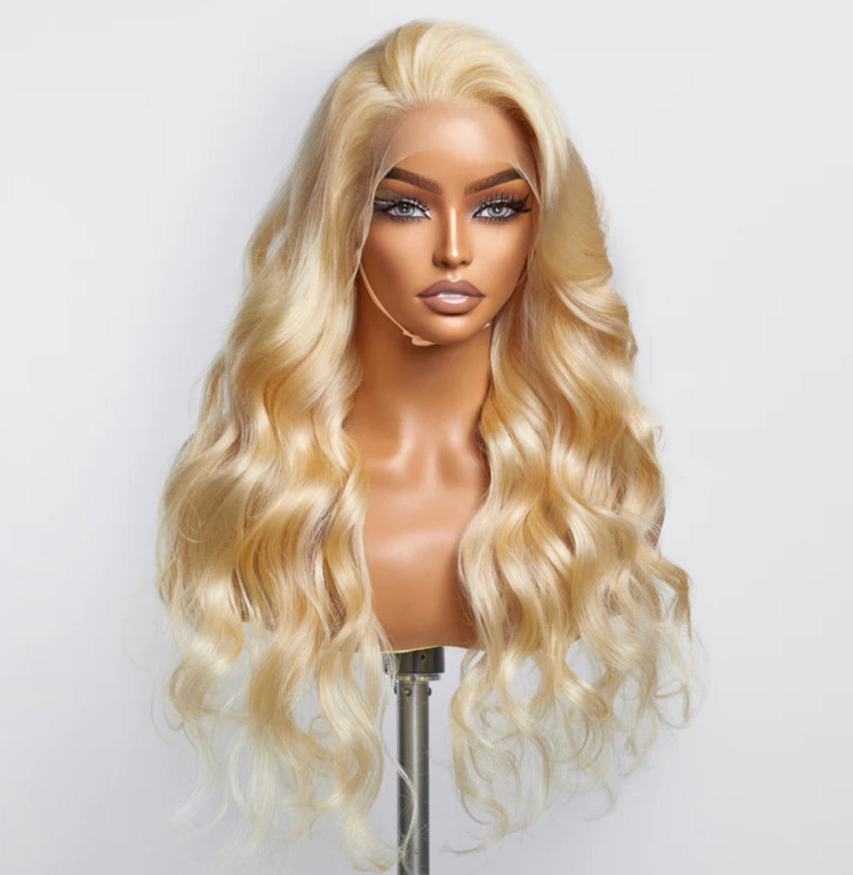 Xo's Blonde Wavy Lace Frontal Wigs