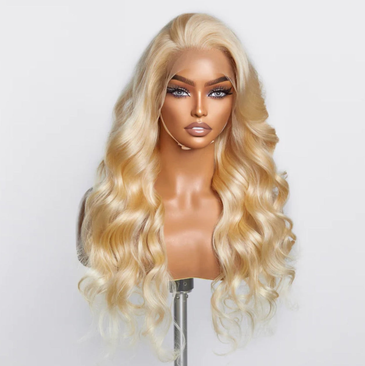 Xo's Blonde Wavy Lace Frontal Wigs