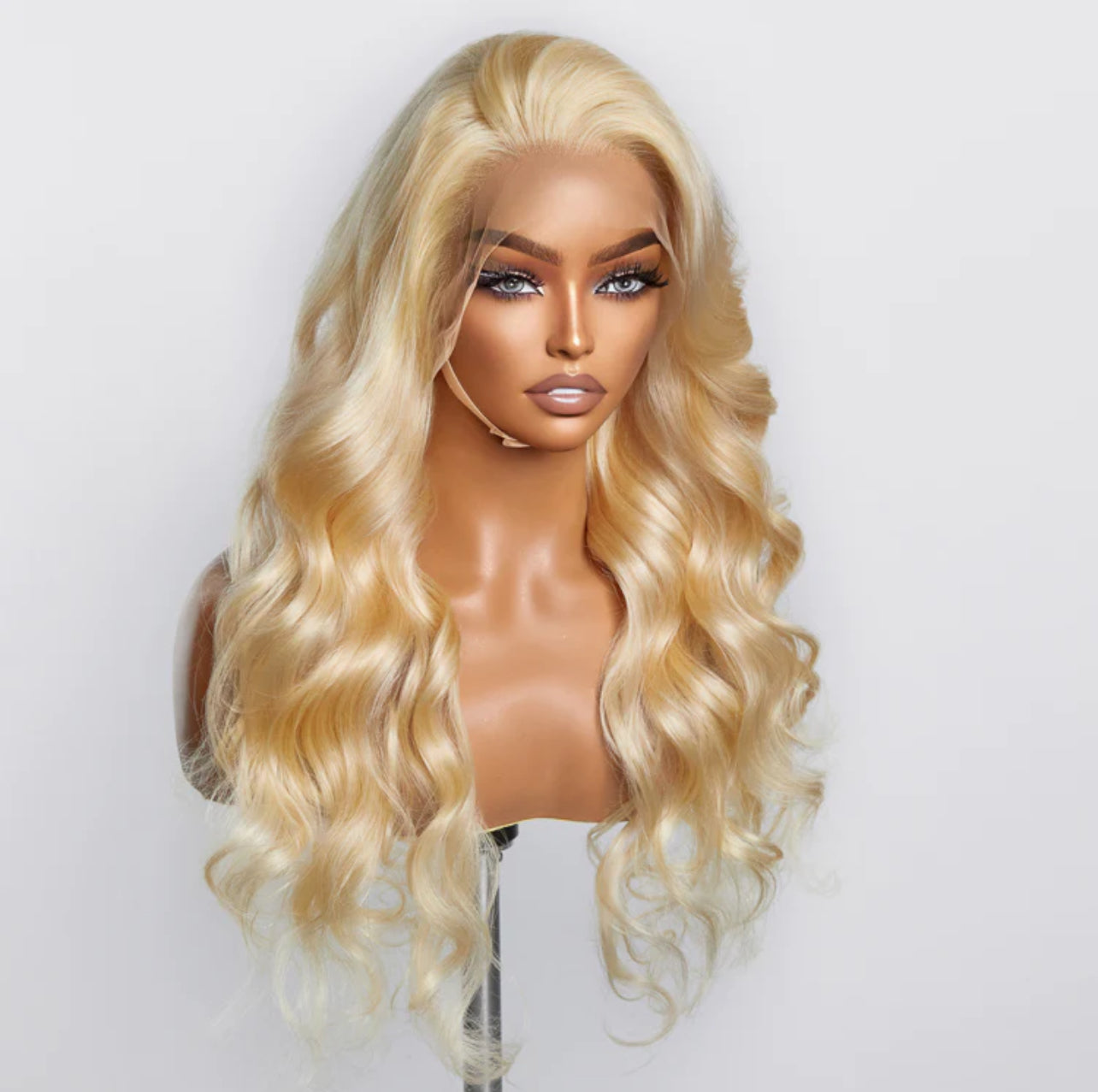 Xo's Blonde Wavy Lace Frontal Wigs